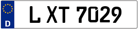 Truck License Plate